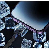 Кабель Baseus CoolPlay Series USB Type-C - Lightning (1 м, черный) - Превью изображения №6 — Интернет-магазин ПроЗаказ