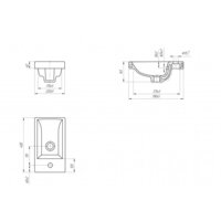  Cersanit Тумба с умывальником Lara 40 + Como 40 - Превью изображения №3 — Интернет-магазин ПроЗаказ