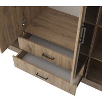 Шкаф распашной Mio Tesoro Хюгге 4D2S Z (дуб наварра) - Превью изображения №4 — Интернет-магазин ПроЗаказ