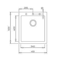 Кухонная мойка TEKA ForSquare 34.40 TG (арктик белый) - Превью изображения №2 — Интернет-магазин ПроЗаказ