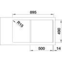 Кухонная мойка Blanco Zenar 5 S 523943 (кофе) - Превью изображения №4 — Интернет-магазин ПроЗаказ