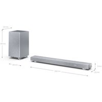 Саундбар Sharp HT-SBW53121 (серебристый) - Превью изображения №4 — Интернет-магазин ПроЗаказ