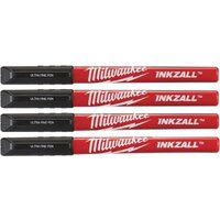 Milwaukee Inkzall 48223164 (4 шт, черный)