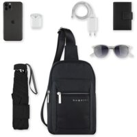 Городской рюкзак Bugatti Sera 49630413 (антрацитовый) - Превью изображения №6 — Интернет-магазин ПроЗаказ