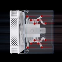 Кулер для процессора Jonsbo HX6240 White - Превью изображения №2 — Интернет-магазин ПроЗаказ