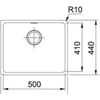 Кухонная мойка Franke Sirius SID 110-50 125.0443.353 (оникс) - Превью изображения №2 — Интернет-магазин ПроЗаказ