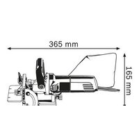 Шпоночный (ламельный) фрезер Bosch GFF 22 A Professional - Превью изображения №2 — Интернет-магазин ПроЗаказ