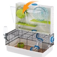 Клетка Ferplast Olimpia (белый/салатовый) 57922599 - Превью изображения №3 — Интернет-магазин ПроЗаказ