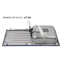 Кухонная мойка Blanco Livit XL 6 S 518519 (серебристый) - Превью изображения №3 — Интернет-магазин ПроЗаказ