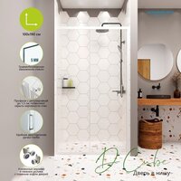 Душевая дверь Domani-Spa DoorCube 100x190 DS04DCb100L0Cl00.W - Превью изображения №2 — Интернет-магазин ПроЗаказ