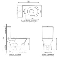 Унитаз напольный Roxen Urban Tornado Bidet 600190-01X - Превью изображения №12 — Интернет-магазин ПроЗаказ