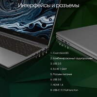 Ноутбук Digma Pro Breve S DN15P3-8DXW02 - Превью изображения №9 — Интернет-магазин ПроЗаказ
