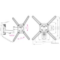 Кронштейн для телевизора Kromax ATLANTIS-15 (серый) - Превью изображения №8 — Интернет-магазин ПроЗаказ