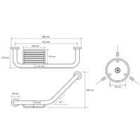 Поручень Bemeta Omega 102307032 - Превью изображения №2 — Интернет-магазин ПроЗаказ