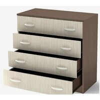 Комод Стендмебель Бася КМ-554-М 4 ящика (ясень шимо светлый-ясень шимо темный) - Превью изображения №3 — Интернет-магазин ПроЗаказ