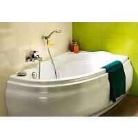 Ванна Cersanit Joanna 140x90 R (с ножками и экраном) - Превью изображения №4 — Интернет-магазин ПроЗаказ