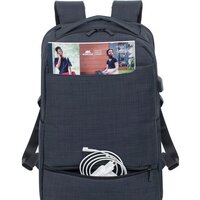 Городской рюкзак Rivacase 8365 (черный) - Превью изображения №12 — Интернет-магазин ПроЗаказ