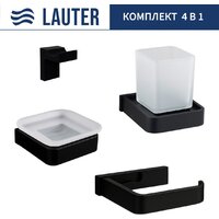 Lauter 21SH7062 + 21SH7052 + 21SH7092 + 21SH7102 (Matt Black, 4 предмета)