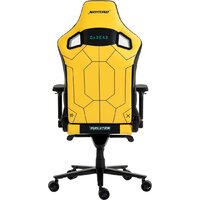 Игровое (геймерское) кресло Evolution Nomad PRO Cyberpunk Core (черный/желтый) - Превью изображения №6 — Интернет-магазин ПроЗаказ