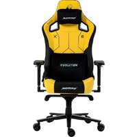 Игровое (геймерское) кресло Evolution Nomad PRO Cyberpunk Core (черный/желтый) - Превью изображения №2 — Интернет-магазин ПроЗаказ