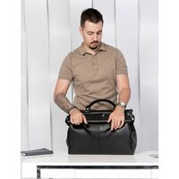 Саквояж Carlo Gattini Classico Veano 4004-01 (черный) - Превью изображения №7 — Интернет-магазин ПроЗаказ