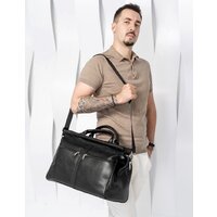 Саквояж Carlo Gattini Classico Veano 4004-01 (черный) - Превью изображения №10 — Интернет-магазин ПроЗаказ