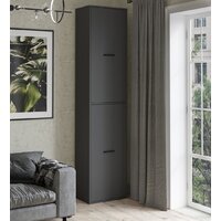 Шкаф-пенал Интерлиния Skill-21 (2) (антрацит/антрацит) - Превью изображения №2 — Интернет-магазин ПроЗаказ