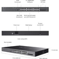 Управляемый коммутатор 2-го уровня TP-Link Omada SG3428MP - Превью изображения №6 — Интернет-магазин ПроЗаказ