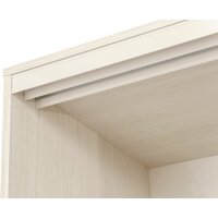 Шкаф-купе Рэйгрупп Bromo BBB 03 РГ-12.03 B 120 BBB 120x220.5 (дуб бордо лайт/белый) - Превью изображения №5 — Интернет-магазин ПроЗаказ