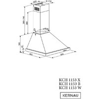 Кухонная вытяжка Kernau KCH 1153 X - Превью изображения №3 — Интернет-магазин ПроЗаказ