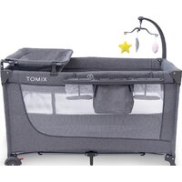 Манеж-кровать Tomix Lullaby Lux BM-02 (grey) - Превью изображения №2 — Интернет-магазин ПроЗаказ