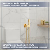 Унитаз напольный Lauter Vortex 2110012VF + гигиенический душ Rainix 21LT7714GL - Превью изображения №8 — Интернет-магазин ПроЗаказ