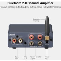 Усилитель мощности Fosi Audio BT20A Pro (48V/5A, синий) - Превью изображения №3 — Интернет-магазин ПроЗаказ