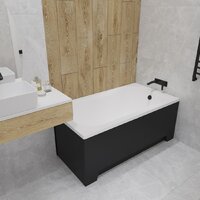 Ванна Lauter Estelle 130 21206030 (с каркасом и сифоном 21Y11021 матовый черный) - Превью изображения №26 — Интернет-магазин ПроЗаказ