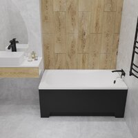 Ванна Lauter Estelle 130 21206030 (с каркасом и сифоном 21Y11021 матовый черный) - Превью изображения №27 — Интернет-магазин ПроЗаказ