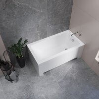 Ванна Lauter Estelle 130 21206030 (с каркасом и сифоном 21Y11021 матовый черный) - Превью изображения №8 — Интернет-магазин ПроЗаказ