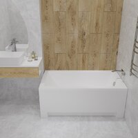 Ванна Lauter Estelle 130 21206030 (с каркасом и сифоном 21Y11021 матовый черный) - Превью изображения №15 — Интернет-магазин ПроЗаказ