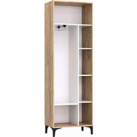 Шкаф распашной Кастанье Кантри ШК 90.2 (белый/дуб крафт) - Превью изображения №2 — Интернет-магазин ПроЗаказ