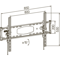 Кронштейн для телевизора Kromax STAR-2 - Превью изображения №2 — Интернет-магазин ПроЗаказ