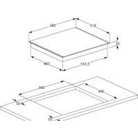 Варочная панель BEKO HII 64401 MTX - Превью изображения №2 — Интернет-магазин ПроЗаказ