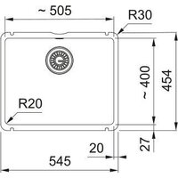 Кухонная мойка Franke KubusX KXK 110-51 126.0738.292 (оникс) - Превью изображения №2 — Интернет-магазин ПроЗаказ