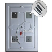  Пекам Зеркало Greta Fly 60x90 GretaFly-60x90B (с подсветкой и бесконтактным сенсором) - Превью изображения №7 — Интернет-магазин ПроЗаказ