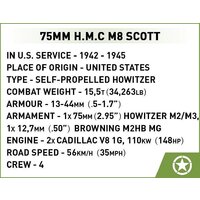 Конструктор Cobi Historical Collection WWII H.M.C. M8 Scott - Превью изображения №6 — Интернет-магазин ПроЗаказ