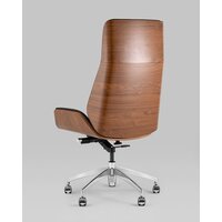 Офисное кресло TopChairs Crown SN A312 8383-29 Walnut Back (черный) - Превью изображения №4 — Интернет-магазин ПроЗаказ