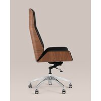 Офисное кресло TopChairs Crown SN A312 8383-29 Walnut Back (черный) - Превью изображения №3 — Интернет-магазин ПроЗаказ