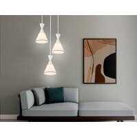 Подвесная люстра Ambrella light Traditional TR3167/3 WH/BK (белый/черный) - Превью изображения №8 — Интернет-магазин ПроЗаказ