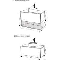  ЗОВ Тумба под умывальник Кито 60 K60LA0MWMC (аттик/белый матовый) - Превью изображения №5 — Интернет-магазин ПроЗаказ