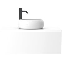  ЗОВ Тумба под умывальник Кито 60 K60LA0MWMC (аттик/белый матовый) - Превью изображения №2 — Интернет-магазин ПроЗаказ