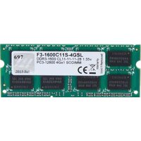 G.Skill 8GB DDR3 SODIMM PC3-12800 F3-1600C11S-8GSL