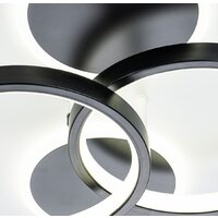 Припотолочная люстра Escada 10235/4LED Round (черный/белый) - Превью изображения №5 — Интернет-магазин ПроЗаказ